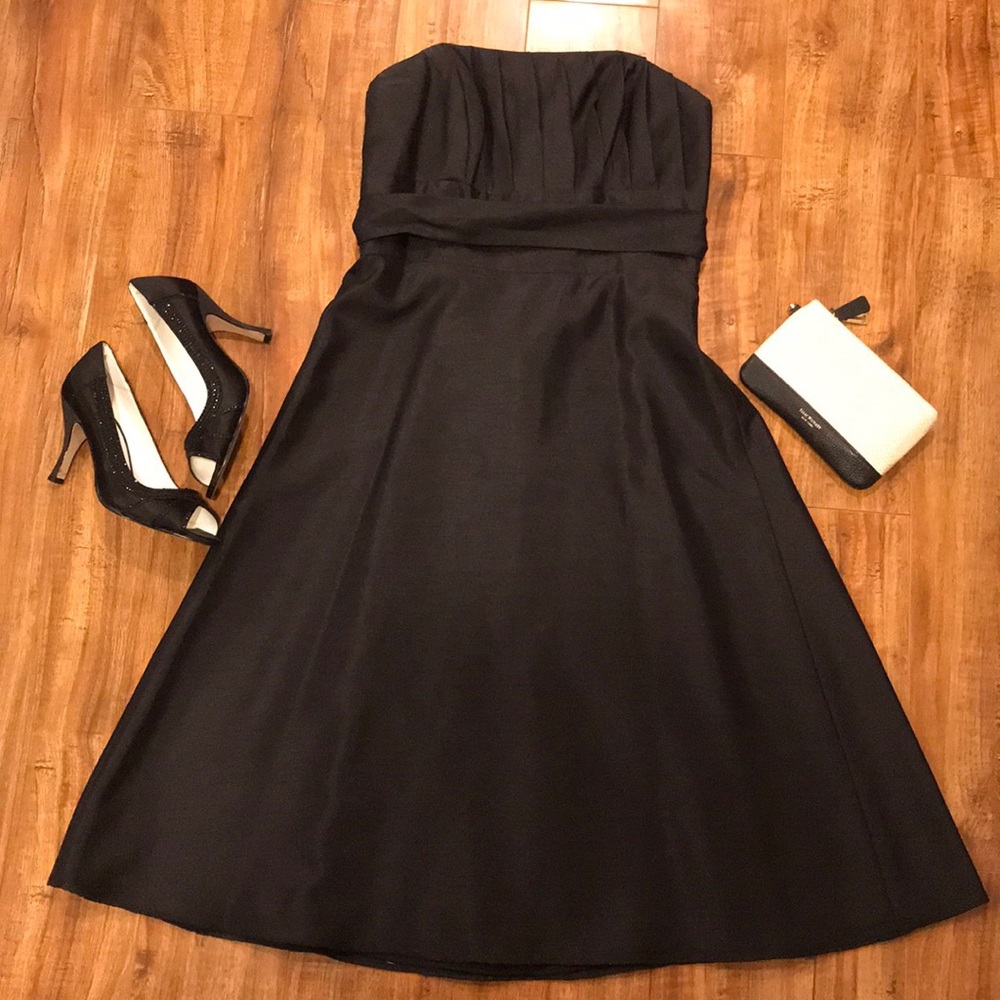 Black fit and flare Wtoo dress